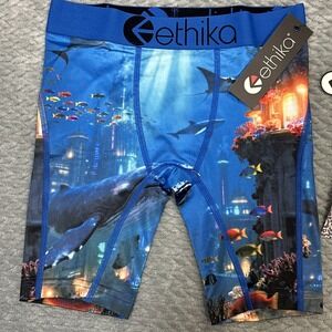 Ethika Boys M 8-10 Medium Colorful Underwear Kids Knit Fitted Youth Boxers New